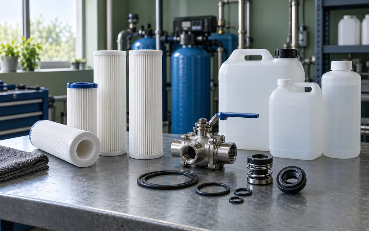 Illustrative treatment equipment, spares and instrumentation